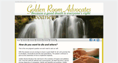 Desktop Screenshot of goldenroomadvocates.org