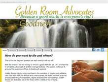 Tablet Screenshot of goldenroomadvocates.org